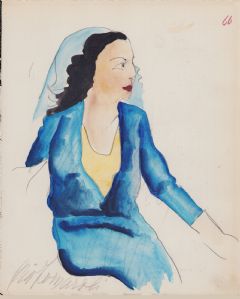 Retrato de Cia Fornaroli, Sanremo, 12 de fevereiro de 1933